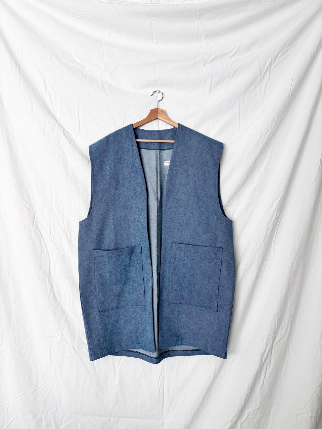 Ruby Vest - denim by Stephanie Smith Clothing